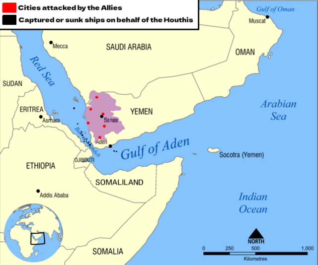 Attaques Houthis Mer rouge