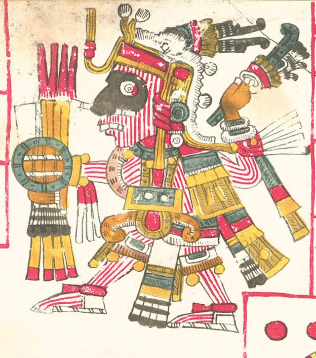 Mixcoatl (Aztecs). God of hunting and war, he is also linked to stars and celestial paths.