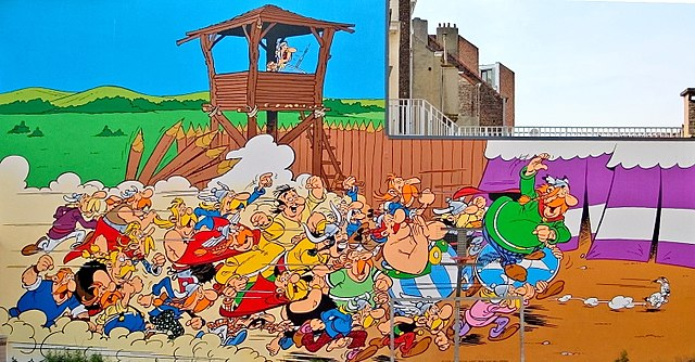 Astérix et Obélix (France). Astérix et Obélix sont les deux figures guerrières majeures du panthéon français. Toujours invoqués au début des combat impliquant des troupes françaises, il continuent à inspirer stratèges et guerriers. Ils n'ont peur que d'une chose, c'est que le ciel leur tombe sur la tête. 