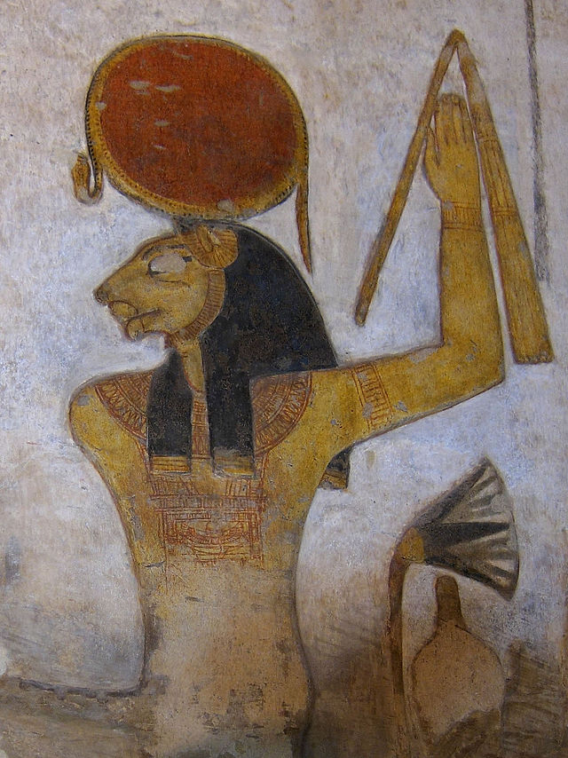 Sekhmet, déesse de la guerre en Egypte