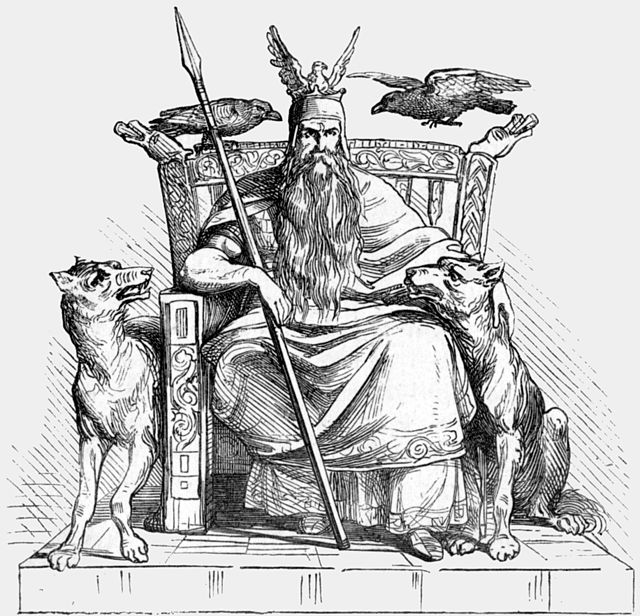 
Odin (Norse mythology). Although he is a god of wisdom, Odin is often invoked by Viking warriors to guide them in battle.